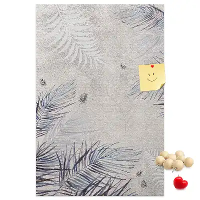 Palm Leaves Cork Pin Board