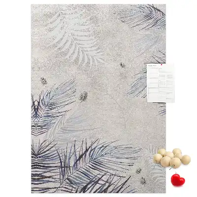 Palm Leaves Cork Pin Board