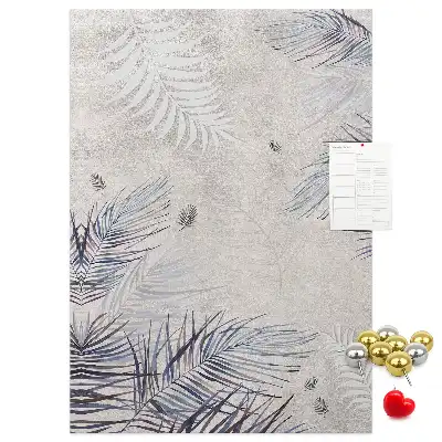 Palm Leaves Cork Pin Board