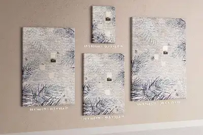 Palm Leaves Cork Pin Board