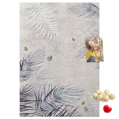 Palm Leaves Cork Pin Board