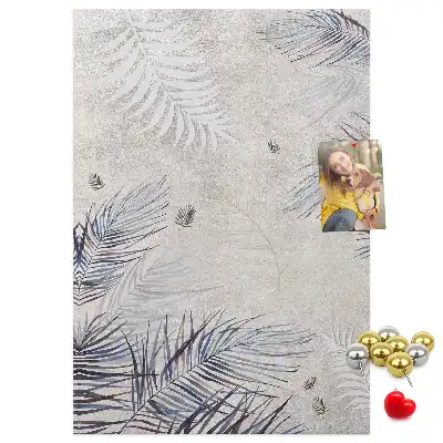 Palm Leaves Cork Pin Board