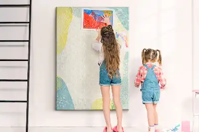 Wall cork memo board Decorative border
