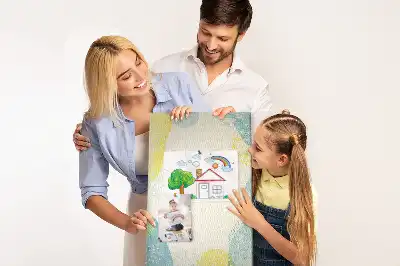 Wall cork memo board Decorative border
