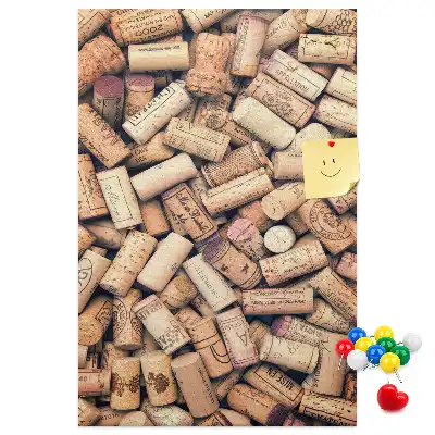 Cork Note Board Wine corks