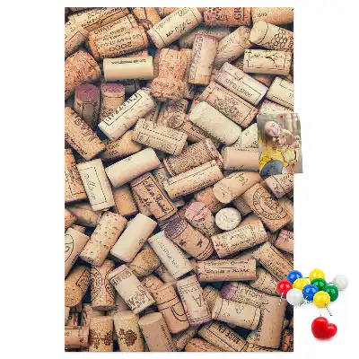 Cork Note Board Wine corks