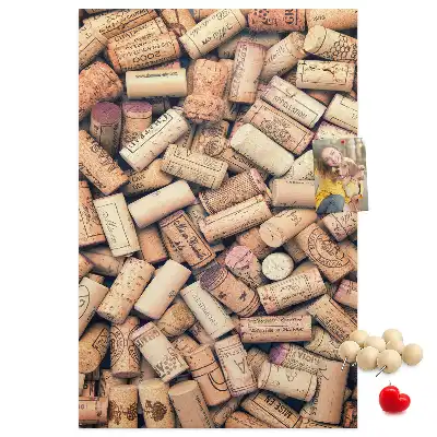Cork Note Board Wine corks