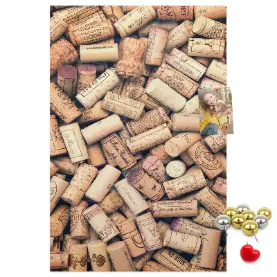 Cork Note Board Wine corks