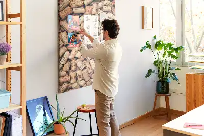 Wine Cork Decorative Note Board