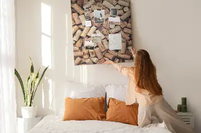 Wine Cork Decorative Note Board