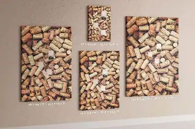 Wine Cork Decorative Note Board