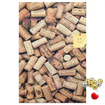 Cork Note Board Wine corks