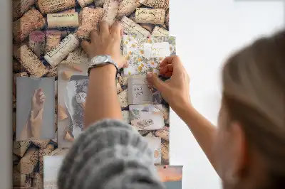 Cork Note Board Wine corks