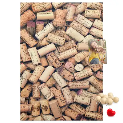 Cork Note Board Wine corks