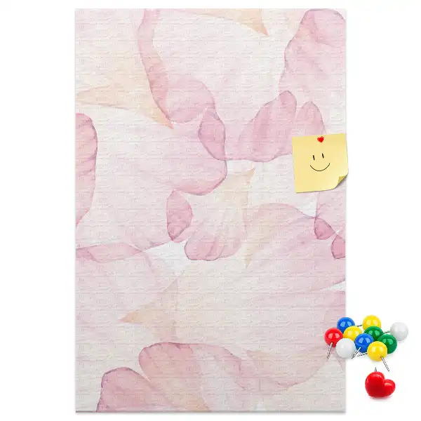 Flower Petal Shaped Wall Cork Memo Board
