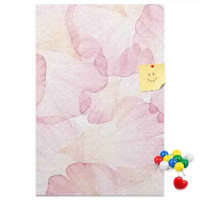 Flower Petal Shaped Wall Cork Memo Board