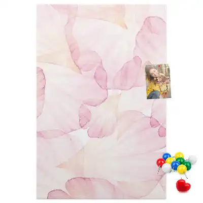 Flower Petal Shaped Wall Cork Memo Board