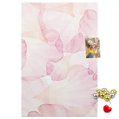 Flower Petal Shaped Wall Cork Memo Board