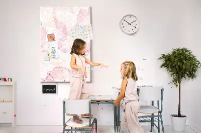 Flower Petal Shaped Wall Cork Memo Board