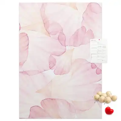 Flower Petal Shaped Wall Cork Memo Board