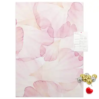 Flower Petal Shaped Wall Cork Memo Board