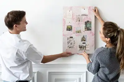 Flower Petal Shaped Wall Cork Memo Board