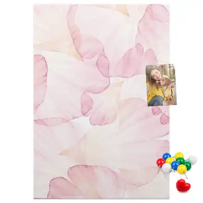 Flower Petal Shaped Wall Cork Memo Board