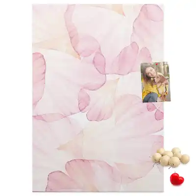 Flower Petal Shaped Wall Cork Memo Board