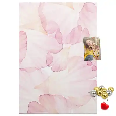 Flower Petal Shaped Wall Cork Memo Board