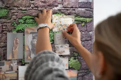 World Map Cork Memo Board