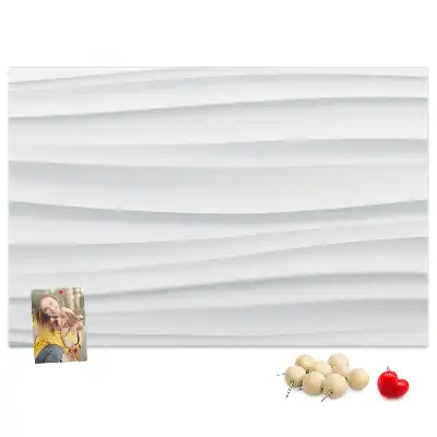 Printed Cork Board Waves texture