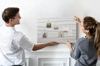 Printed Cork Board Waves texture