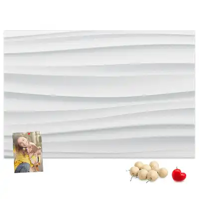 Printed Cork Board Waves texture