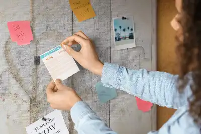 Printed Cork Memo Board with Love Lettering