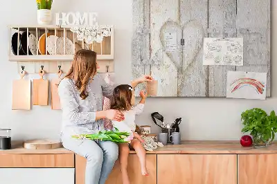 Printed Cork Memo Board with Love Lettering