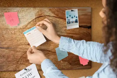 Printed Cork Board wood texture