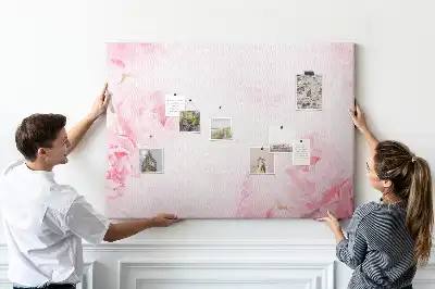 Blooming Flowers Printed Cork Memo Board