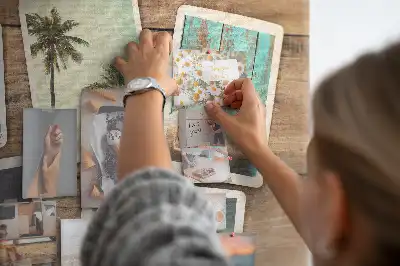 Printed Cork Board for Polaroid Photos