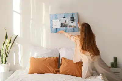 Cork memo board with Home lettering