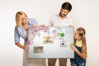 Spring Flowers Printed Cork Board