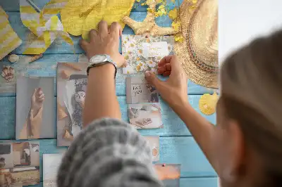 Beach Themed Cork Memo Board