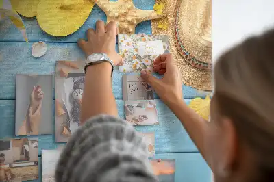 Cork memo board Beach accessories