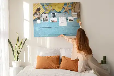 Beach Themed Cork Memo Board