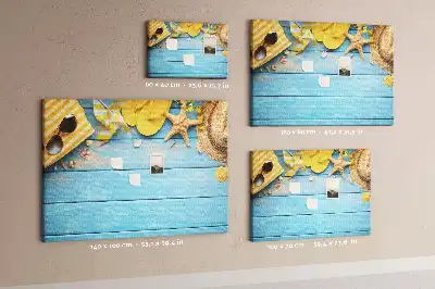 Beach Themed Cork Memo Board