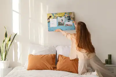 Cork memo board Beach accessories