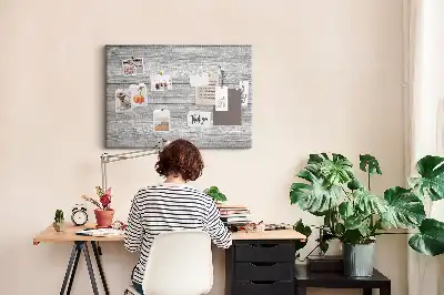 Printed Wooden Panel Cork Board