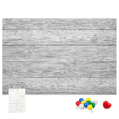 Printed Wooden Panel Cork Board