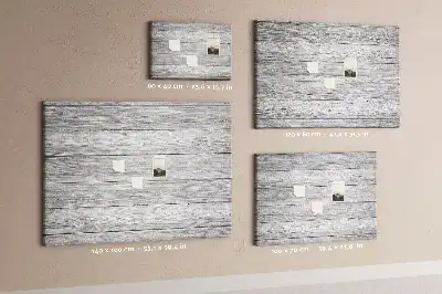 Printed Cork Board Wooden panels