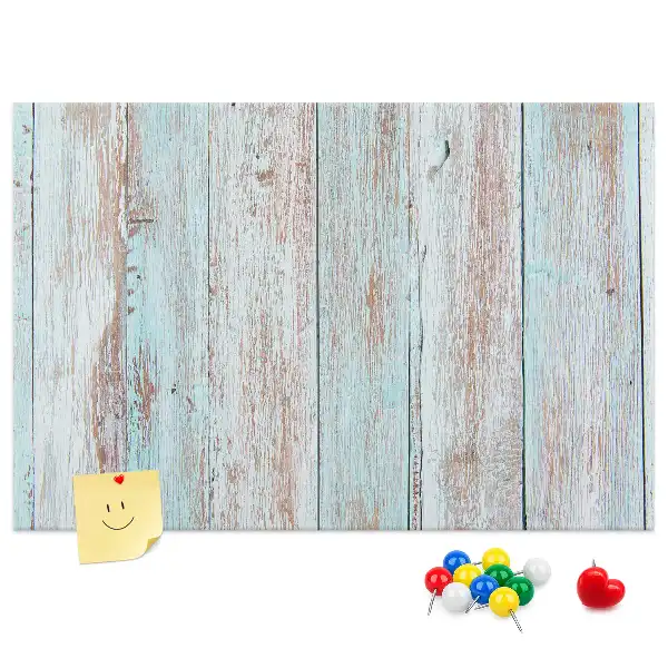 Printed Cork Board Pastel wood