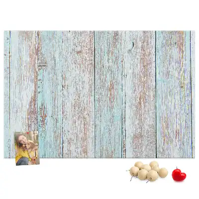 Printed Cork Board Pastel wood
